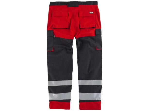 Pantalon fluor negro rojo