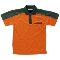 Polo fluor gris amarillo av