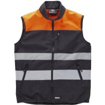 Chaleco&nbsp;de alta visibilidad&nbsp;workshell ripstop cortavientos transpirable
