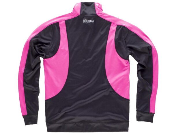 Chaqueta servicios negro rosa fluor