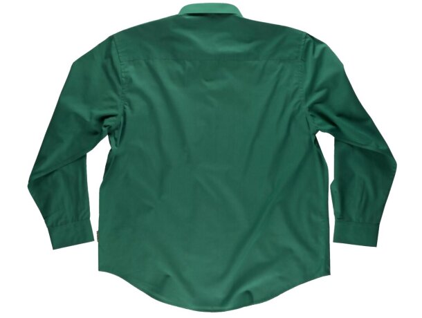 Camisa de manga larga con bolsillo verde