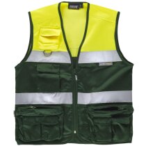Chaleco fluor marino amarillo a.v. personalizado Chaleco fluor marino amarillo a.v. personalizado