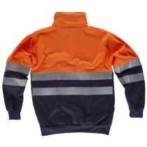 Sudadera fluor marino naranja a.v.