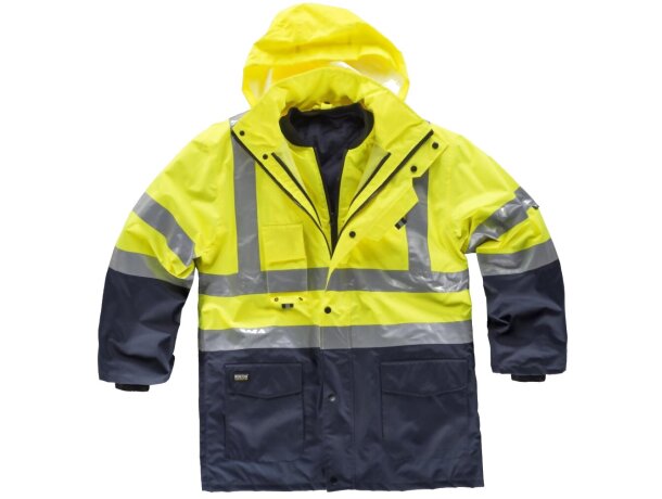 Parka fluor marino amarillo a.v.