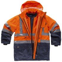 Parka fluor marino amarillo a.v.