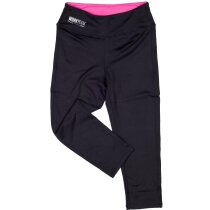 Pantalon servicios negro turquesa