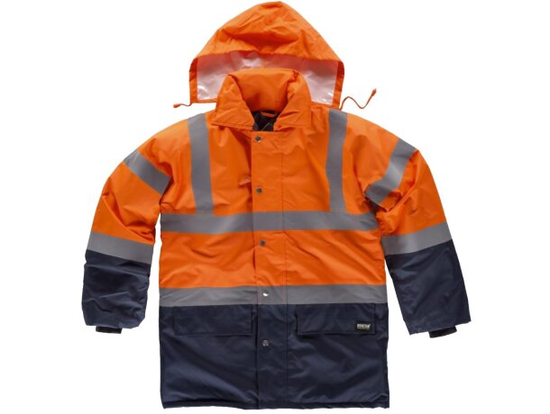 Parka fluor naranja a.v. marino