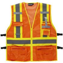 Chaleco fluor amarillo a.v. naranja a.v. personalizado Chaleco fluor amarillo a.v. naranja a.v. personalizado
