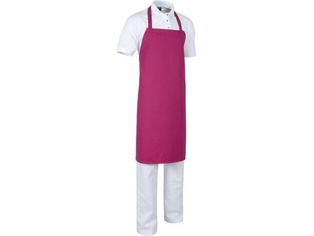 delantal sin bolsillos en varios colores rosa