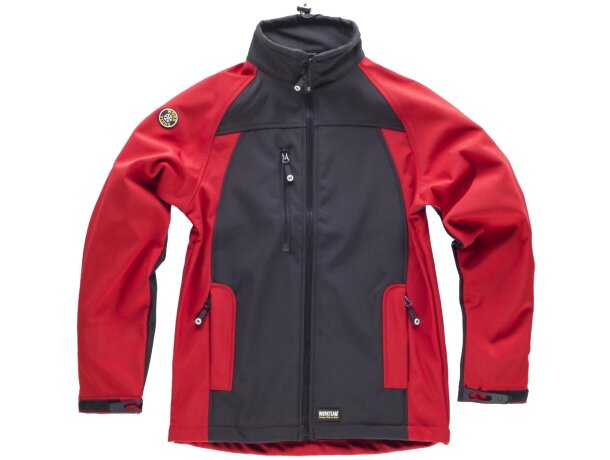 Workshell sport negro rojo