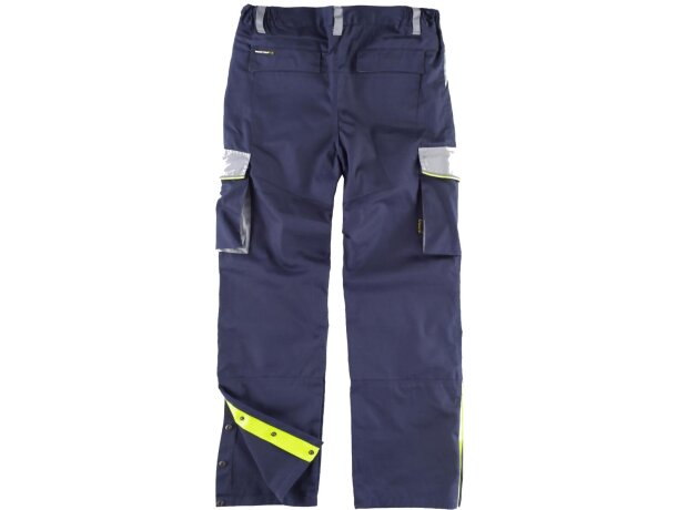 Pantalon future marino gris claro