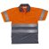 Polo fluor naranja av gris personalizada