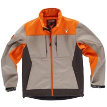 Workshell sport verde caza naranja a.v. negro