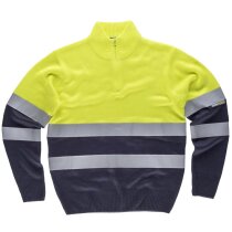 Jersey fluor amarillo av verde oscuro personalizada