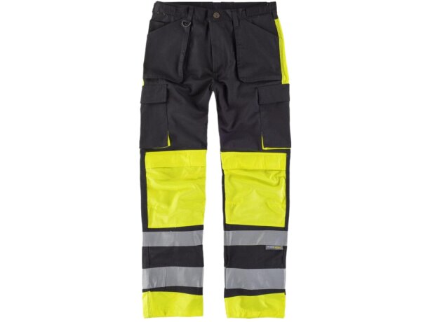 Pantalon fluor negro rojo