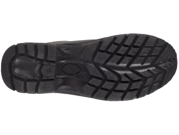 Zapato de piel hidrófugo con cordones negro
