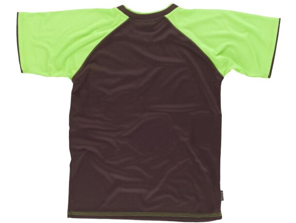 Camiseta future marron verde lima