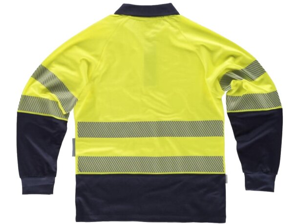 Polo fluor amarillo a.v. marino