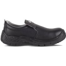 Zapato de microfibra sin cordones para sector alimentación negro