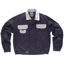 Chaqueta de trabajo Future de algodón con bolsillos y cierre