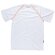 Camiseta manga corta unisex con detalles en alta visibilidad 135 gr blanco naranja a.v.