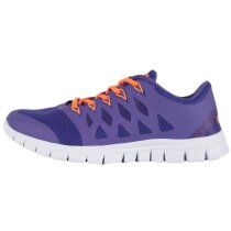 Zapatilla de deporte con rejilla en poliester amarillo Zapatilla de deporte con rejilla en poliester amarillo