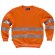 Sudadera fluor naranja a.v.