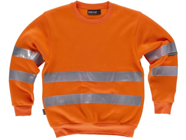 Sudadera fluor naranja a.v.