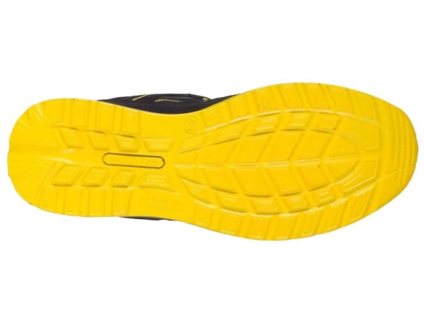 Zapatilla protección gris amarillo personalizada