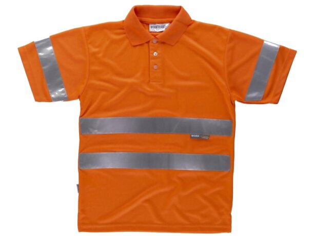 Polo fluor naranja a.v.