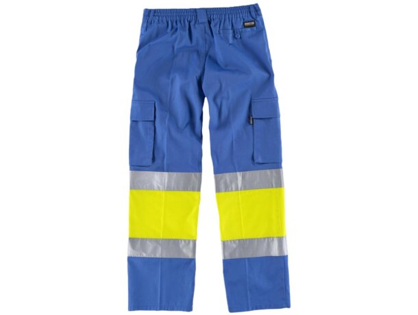 Pantalon fluor celeste amarillo a.v.