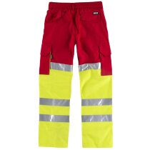 Pantalon fluor rojo amarillo a.v. personalizada