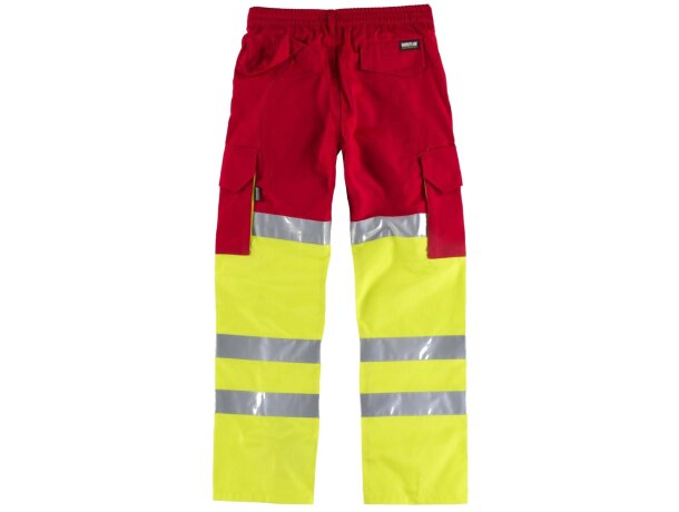 Pantalon fluor rojo amarillo a.v. personalizada