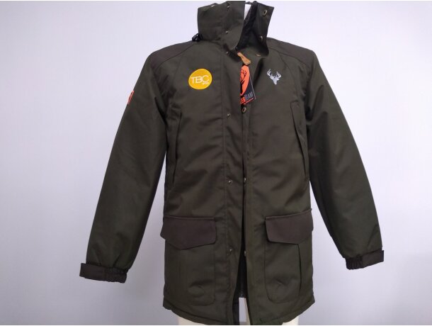 Parka con solapa doble detalle 2