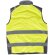 Chaleco fluor amarillo a.v. gris oscuro con logo