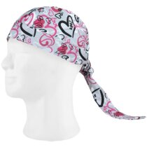 Gorro cocinero personalizado para publicidad con corazones y antimanchas