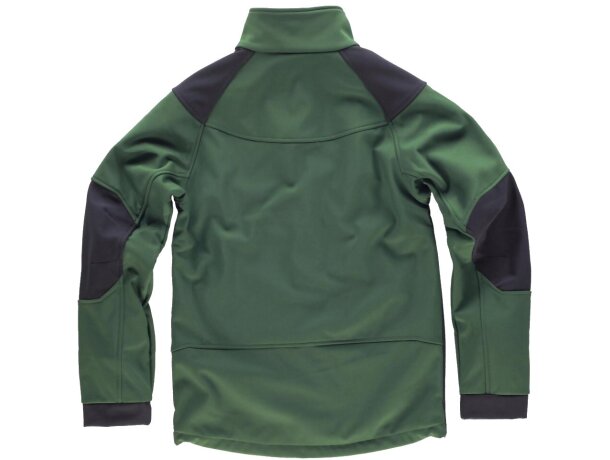 Workshell sport verde oscuro negro