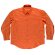 Camisa de manga larga con bolsillo naranja