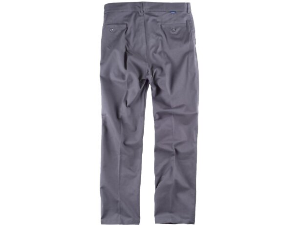 Pantalon básicos gris con logo