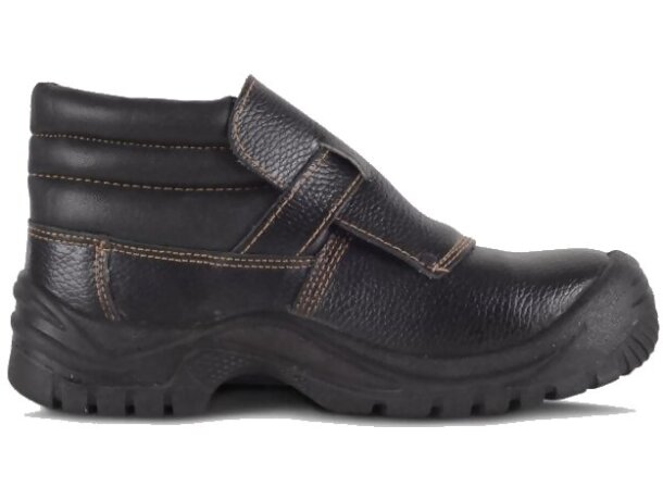 Botas resistentes para trabajo en construcción negro