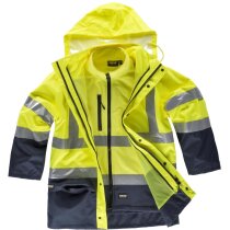 Parka fluor marino amarillo a.v.