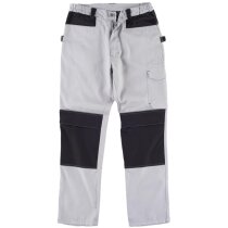 Pantalon future gris claro negro personalizado