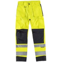 Pantalon fluor amarillo a.v. negro personalizado