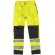 Pantalón multibolsillos alta visibilidad con 2 cintas reflectantes amarillo a.v./negro