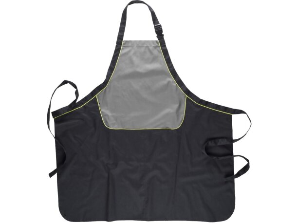 Delantal sublimado con peto y vivos reflectantes