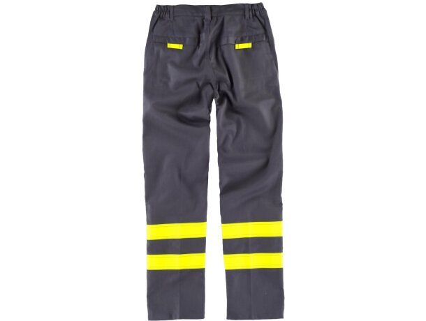 Pantalon técnicos gris amarillo a.v. barato