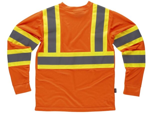 Camiseta fluor naranja av amarillo av economico