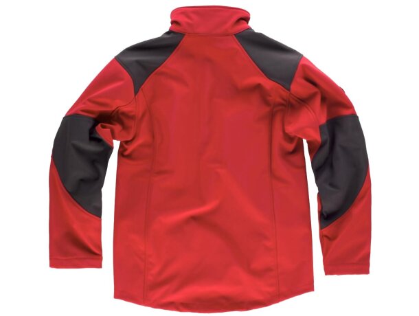 Workshell sport rojo negro