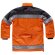 Parka fluor negro naranja a.v.