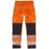 Pantalon fluor naranja a.v. negro